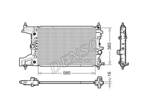 DRM20005 (DENSO) Радіатор основнийOpel Astra J 10-15