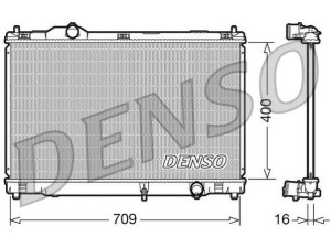 DRM51008 (DENSO) Радиатор основнойLexus GS 05-11