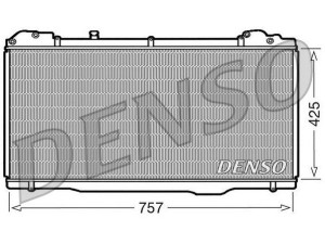 DRM23023 (DENSO) Радиатор основнойRenault Espace 97-02