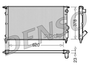 DRM23022 (DENSO) Радиатор основной