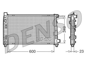 DRM17102 (DENSO) Радиатор основнойMercedes-Benz A-Class W168 97-04 Mercedes-Benz Vaneo 01-05