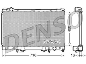 DRM51002 (DENSO) Радіатор основнийLexus LS 94-00