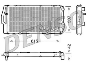 DRM02003 (DENSO) Радиатор основнойAudi 100 82-91