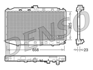 DRM40002 (DENSO) Радіатор основний