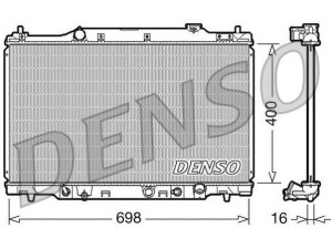 DRM40016 (DENSO) Радиатор основнойHonda Stream 01-06