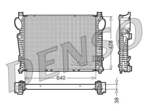 DRM17095 (DENSO) Радіатор основнийMercedes-Benz SL R230 01-11 Mercedes-Benz CL C215 99-06 Mercedes-Benz S-Class W220 98-06