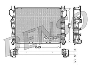 DRM17094 (DENSO) Радіатор основнийMercedes-Benz SL R230 01-11 Mercedes-Benz CL C215 99-06 Mercedes-Benz S-Class W220 98-06