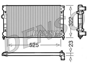 DRM32006 (DENSO) Радіатор основнийVW Golf III 91-98 VW Golf IV 97-03