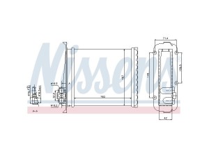 73640 (NISSENS) Радіатор пічкиVolvo C70 96-05