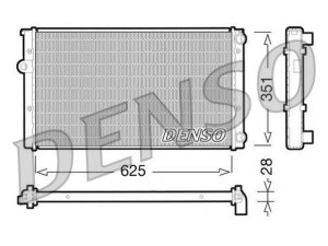 DRM32009 (DENSO) Радиатор основнойVW Golf III 91-98 VW Golf IV 97-03