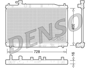 DRM40030 (DENSO) Радиатор основнойHonda CR-V 07-12