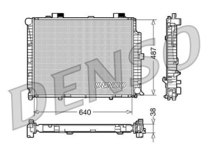 DRM17087 (DENSO) Радиатор основнойMercedes-Benz E-Class W210 94-03