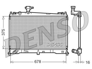 DRM44010 (DENSO) Радиатор основнойMazda 6 02-07