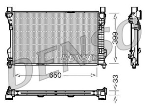 DRM17082 (DENSO) Радіатор основнийMercedes-Benz C-Class W203 00-07