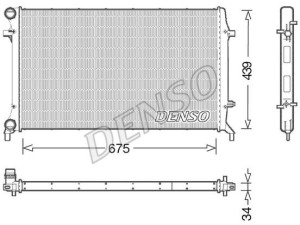 DRM02027 (DENSO) Радиатор основнойAudi A6 04-11