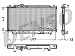 DRM44002 (DENSO) Радіатор основний