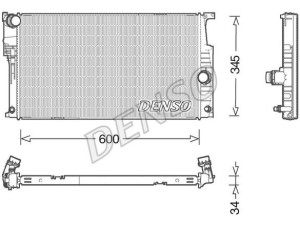 DRM05004 (DENSO) Радиатор основнойBMW 1 F20/F21 11-19 BMW 3 F34 13- BMW 3 F30-31 12-19