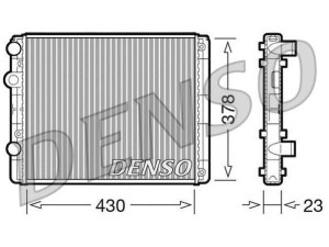 DRM32030 (DENSO) Радіатор основнийVW Caddy II 95-04 VW Lupo 98-05 SEAT Toledo I 91-99