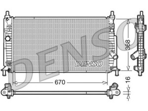 DRM44020 (DENSO) Радиатор основнойMazda 3 09-13