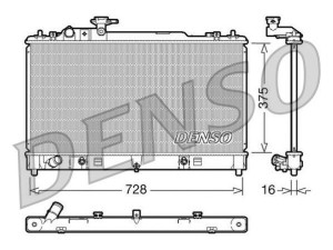 DRM44021 (DENSO) Радиатор основнойMazda 6 08-12