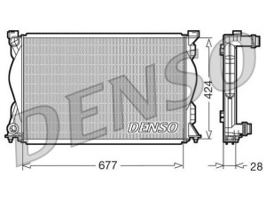 DRM02036 (DENSO) Радиатор основнойAudi A6 04-11