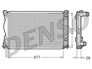 DRM02037 (DENSO) Радиатор основнойAudi A6 04-11