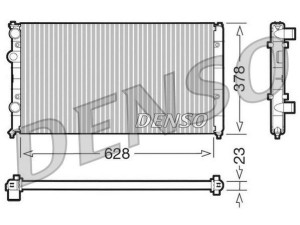 DRM32035 (DENSO) Радіатор основнийVW Passat B3-B4 88-96 VW Lupo 98-05 VW Golf IV 97-03