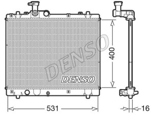 DRM47034 (DENSO) Радиатор основнойSuzuki Swift 10-17