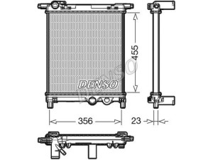 DRM32036 (DENSO) Радиатор основнойVW UP! 11- Skoda Citigo 11-19 SEAT Mii 11-