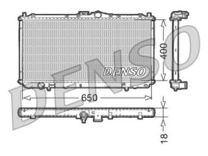 DRM45010 (DENSO) Радіатор основнийMitsubishi Space Star 98-12 Mitsubishi Carisma 95-04