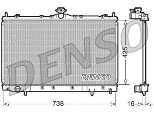 DRM45012 (DENSO) Радиатор основнойMitsubishi Grandis 03-11