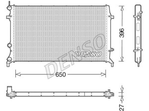 DRM32043 (DENSO) Радіатор основнийVW Beetle 11-19 VW Beetle 98-11 VW Jetta VI 10-18