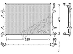 DRM32047 (DENSO) Радиатор основнойVW Jetta VI 10-18