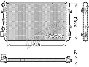 DRM32051 (DENSO) Радиатор основнойVW Polo 09-18 Audi A1 10-18 Skoda Fabia II 07-14