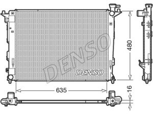 DRM41006 (DENSO) Радиатор основнойKia Sportage 10-15