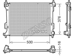 DRM41010 (DENSO) Радиатор основнойHyundai i-20 08-14