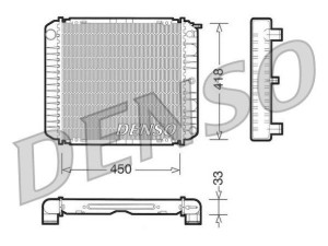 DRM33004 (DENSO) Радіатор основний