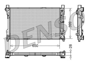 DRM17079 (DENSO) Радіатор основнийMercedes-Benz C-Class W203 00-07 Mercedes-Benz CLK W209 02-10 Mercedes-Benz CLC 08-11