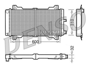 DRM10014 (DENSO) Радіатор основний