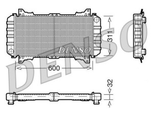 DRM10016 (DENSO) Радіатор основний