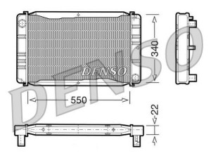 DRM33012 (DENSO) Радиатор основной