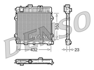 DRM05024 (DENSO) Радиатор основнойBMW 3 E30 81-94