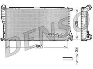 DRM05002 (DENSO) Радіатор основнийBMW 5 E39 97-04