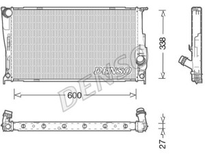 DRM05003 (DENSO) Радиатор основнойBMW 3 E90-93 05-12 BMW Z4 E89 09-17 BMW X1 E84 09-15