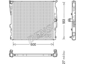 DRM05008 (DENSO) Радіатор основнийBMW X3 F25 10-17