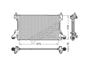 DRM20006 (DENSO) Радіатор основнийOpel Ampera 11-15 Chevrolet Volt 15-19 Chevrolet Volt 10-15