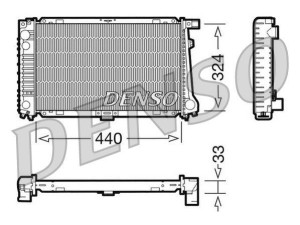 DRM05032 (DENSO) Радіатор основнийBMW 3 E30 81-94