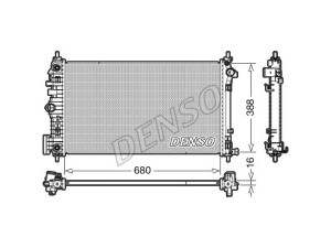 DRM20007 (DENSO) Радиатор основнойOpel Insignia 08-16