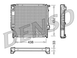 DRM05021 (DENSO) Радиатор основнойBMW 3 E30 81-94