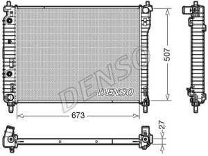 DRM20008 (DENSO) Радіатор основнийOpel Antara 06-15